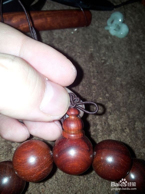 紫檀手链完成的关键—— 平安结系法