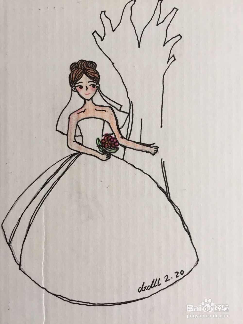 插画教程之新娘