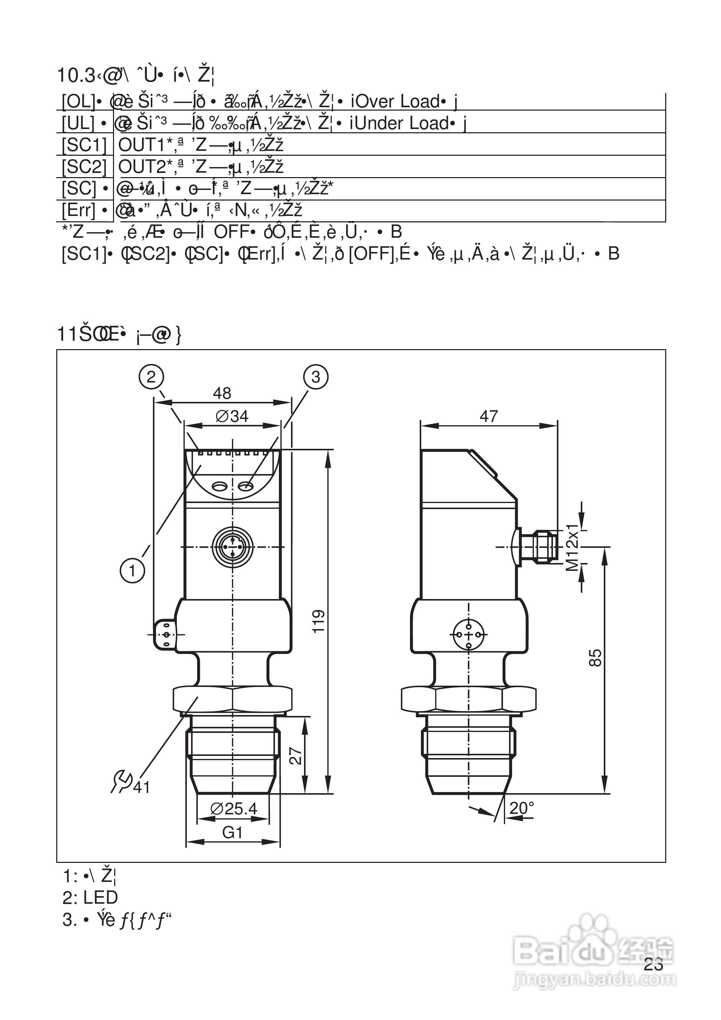 ifm PIM693 PIM694压力传感器说明书:[3]