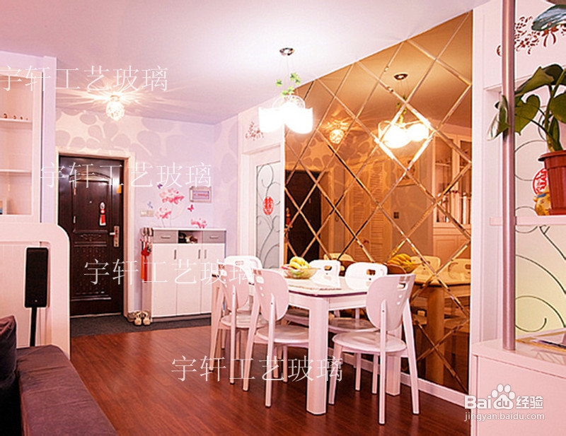 家装拼镜背景墙