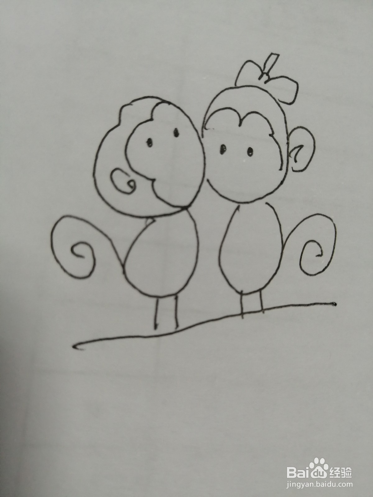 <b>情侣小猴子怎么画</b>