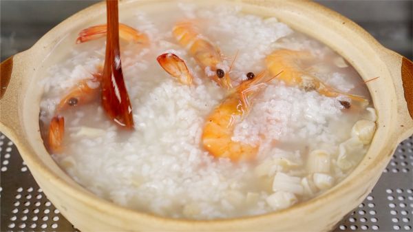 花胶瑶柱海鲜粥