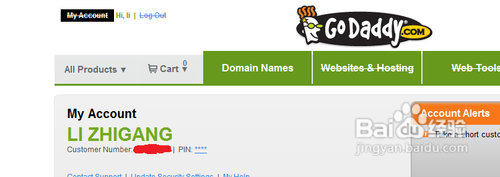 godaddy怎么注册账号