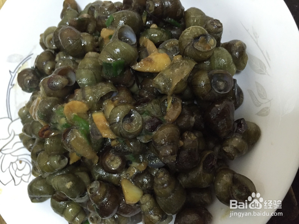 酱爆螺蛳的个人快速法