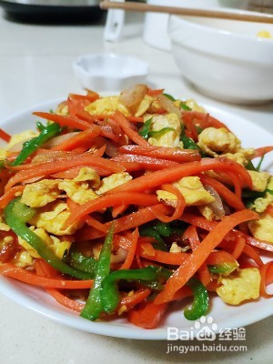 怎么做胡萝卜炒鸡蛋