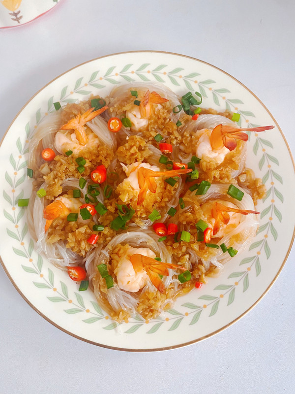 蒜蓉粉丝虾来了