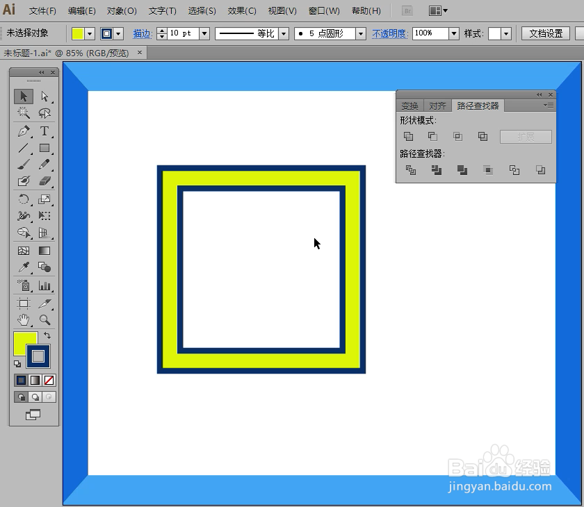 怎样在illustrator中绘制装饰画小图标