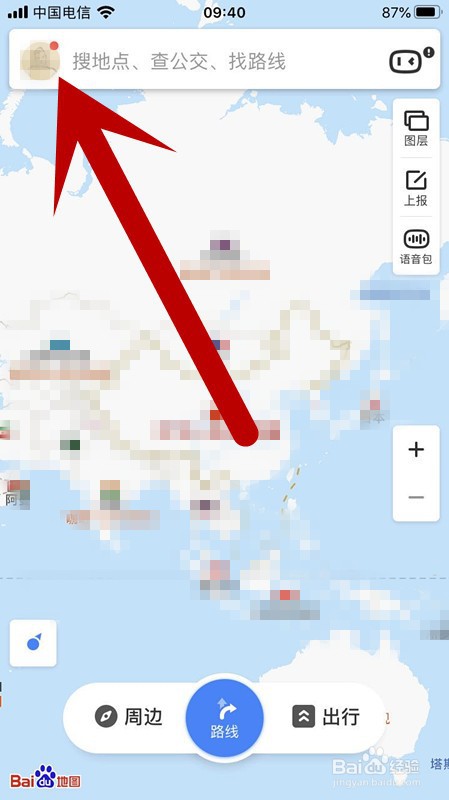 百度地图如何开启显示常用地址功能