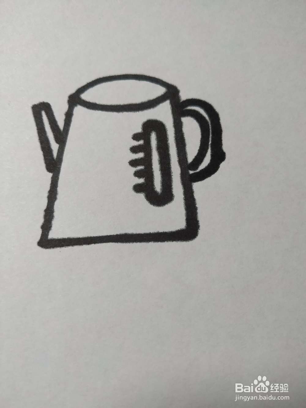 水壶的简笔画技法12
