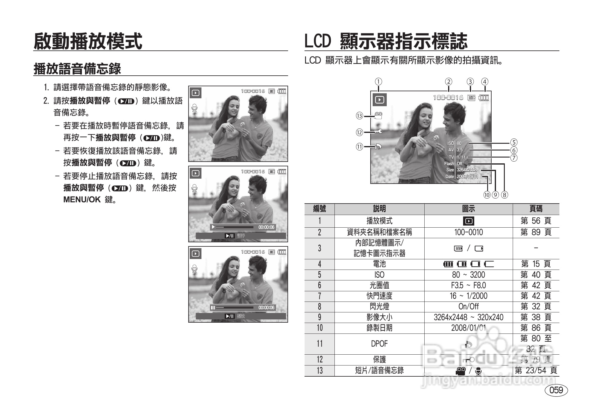 三星I8数码相机使用说明书:[6]