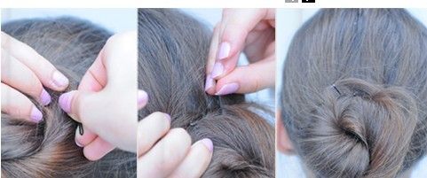 教你扎简单易学淑女味丸子头