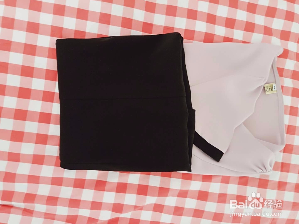 雪纺的衣服如何叠整理