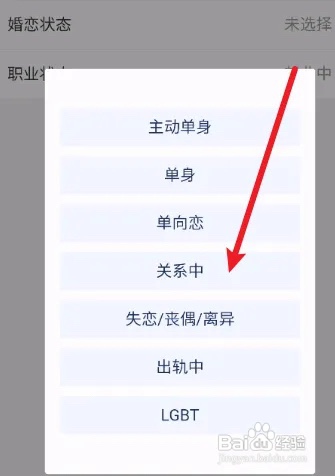 壹心理怎么设置婚姻状态