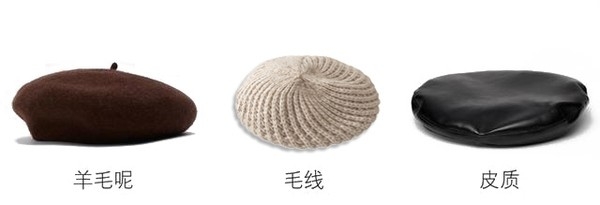 秋冬look太单调选款适合自己的帽子来加分吧!