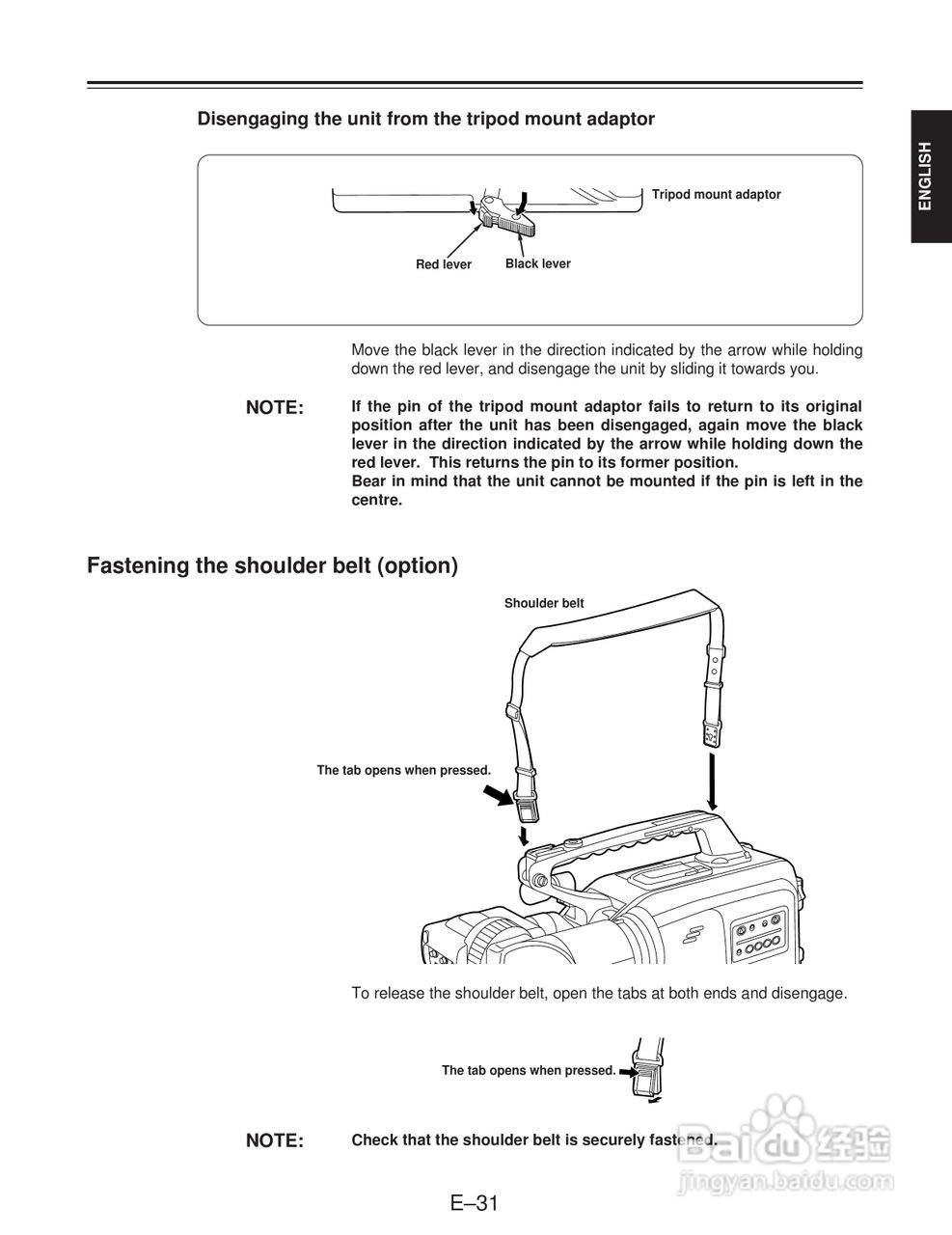 松下AJ-D215HE数码摄像机说明书:[4]