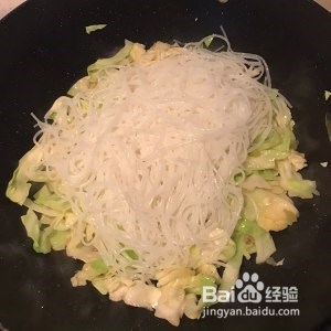 包菜粉丝的做法