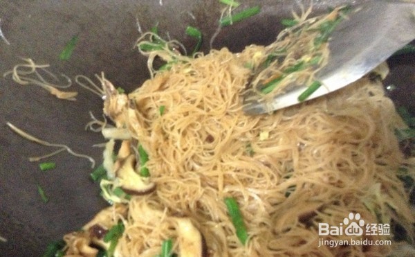 教你自己在家做云水越炒米线