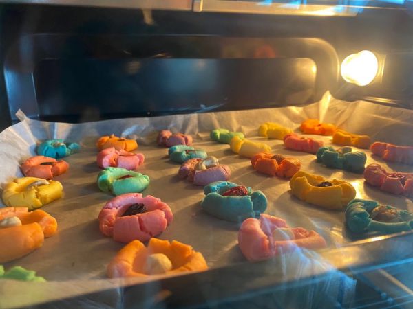 彩色玛格丽特小饼干