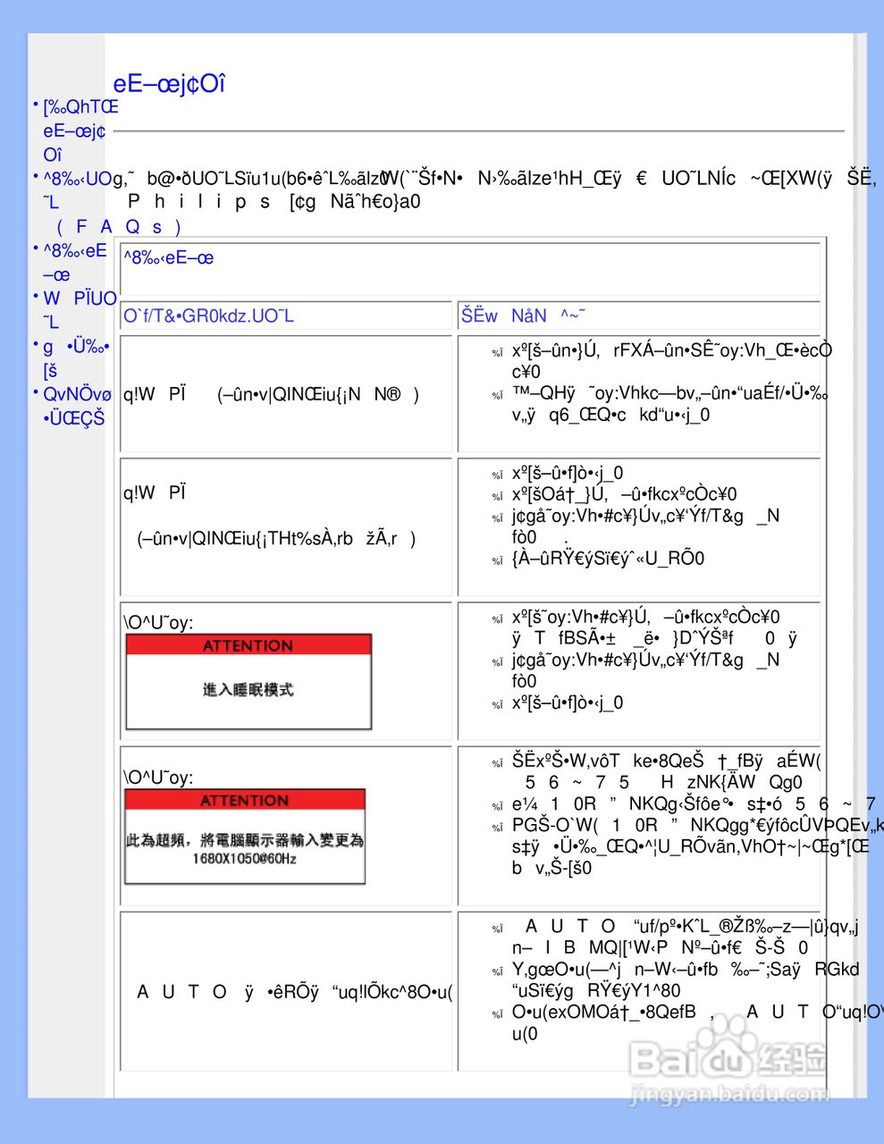 PHILIPS 220AW8显示器说明书:[2]