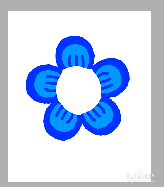 如何鼠绘一个简单好看的矢量图：[1]花