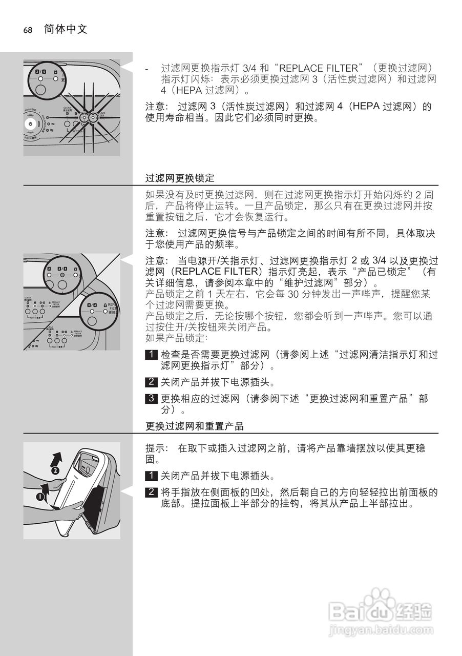PHILIPS AC4004空气净化器使用说明书:[7]