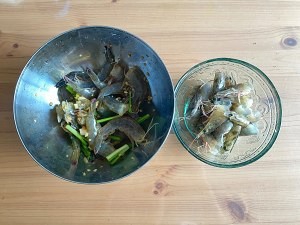 保健养生蒜香花椒虾(铸铁锅)