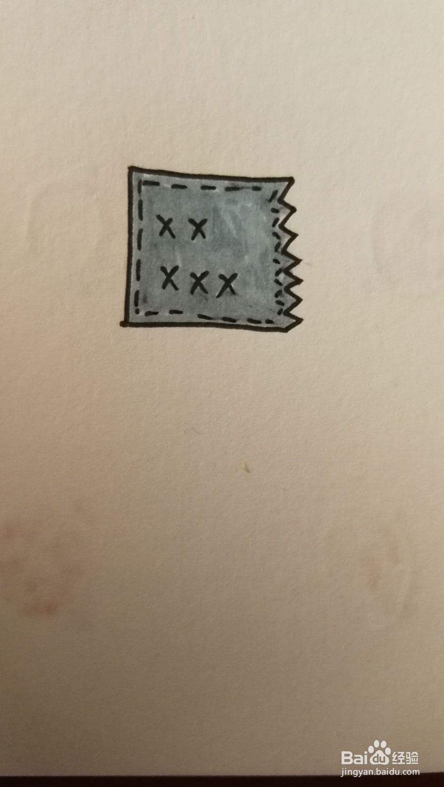 标签的简笔画之画法一
