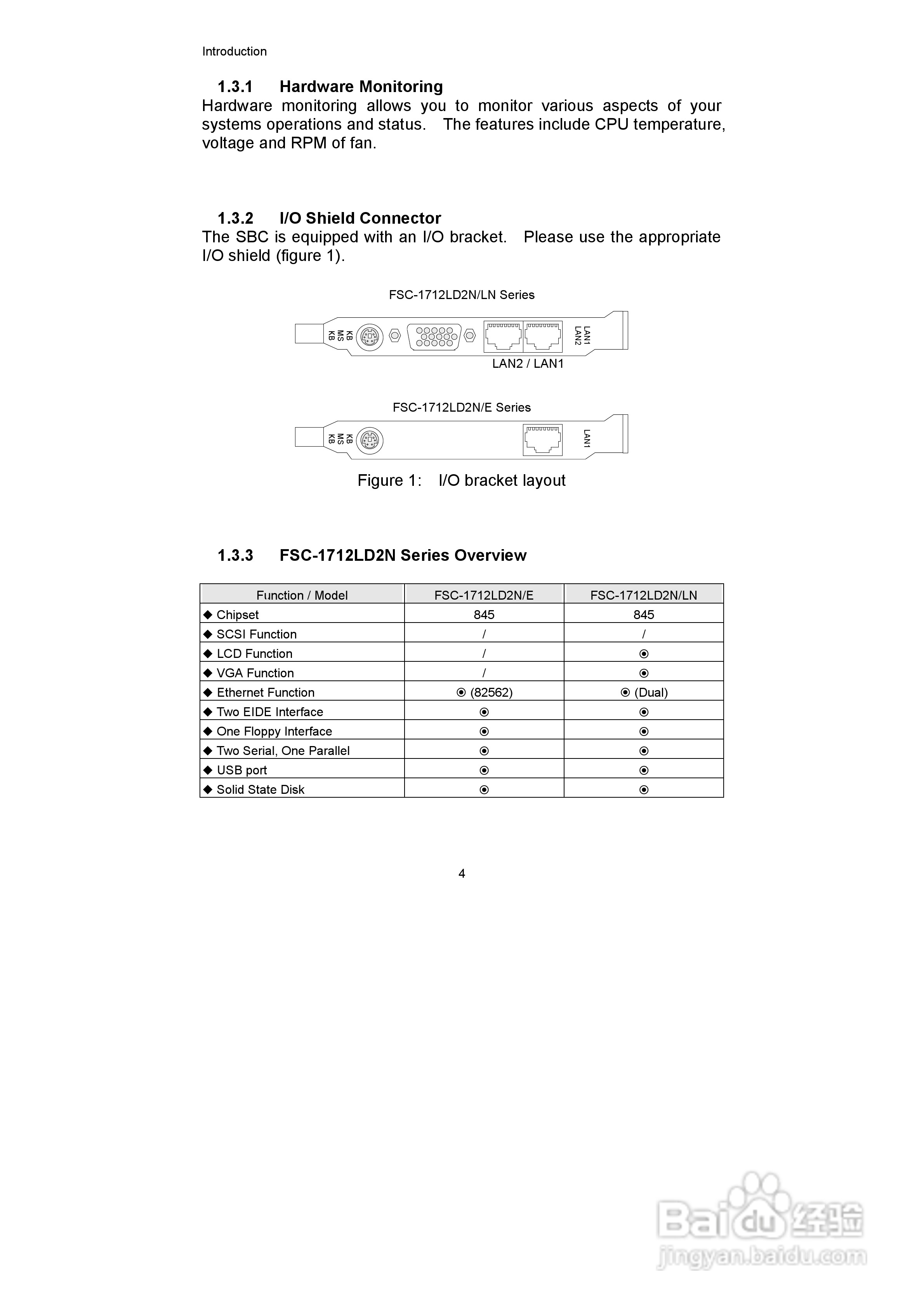 研祥FSC-1712LD2N工业级CPU板卡说明书:[1]