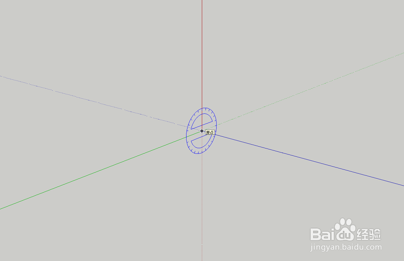 草图大师如何测量角度并创造参考线呢？