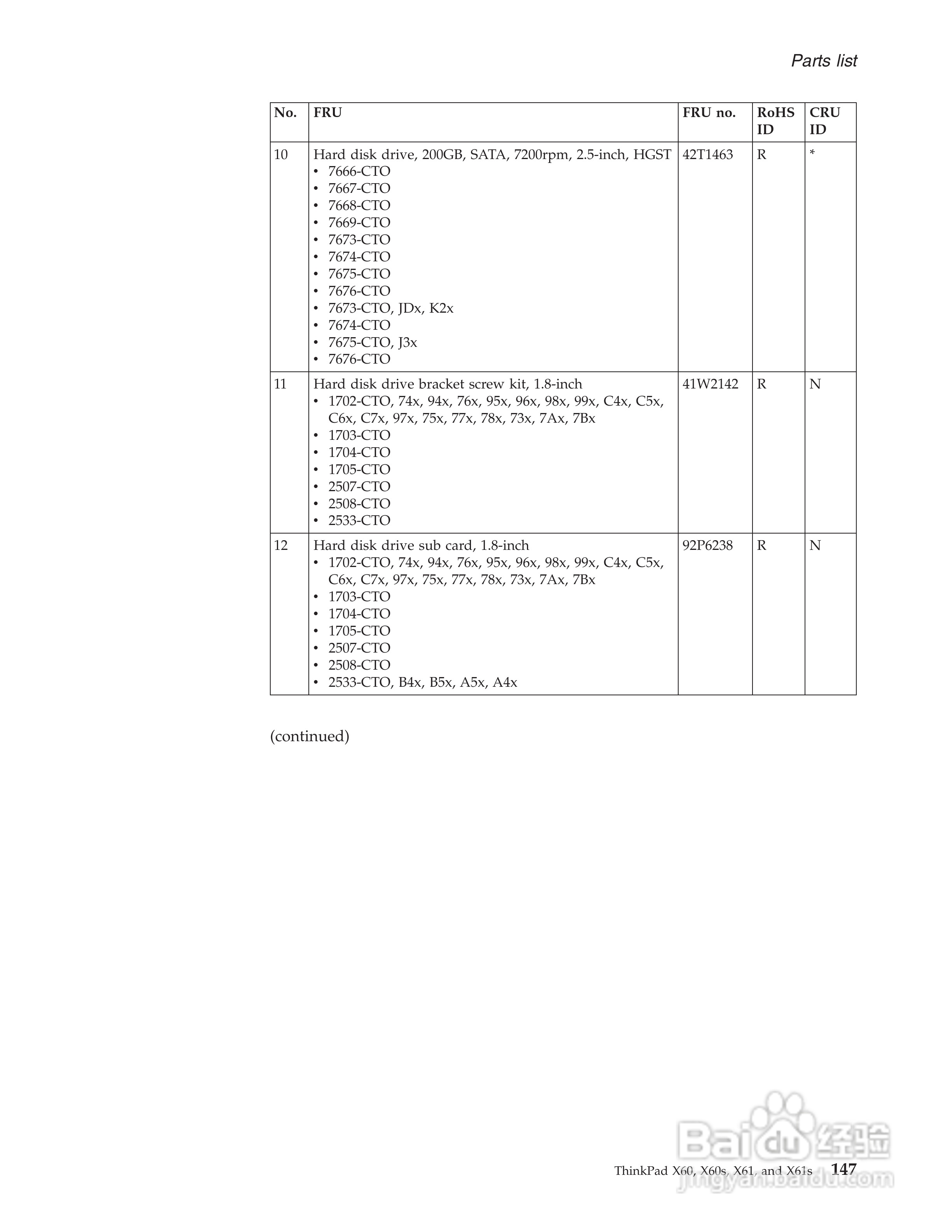 IBM(lenovo)ThinkPad X61笔记本说明书:[16]