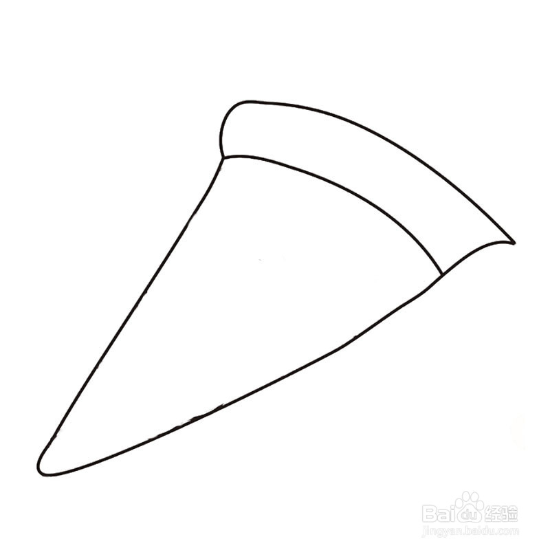 简笔画亲子披萨的画法