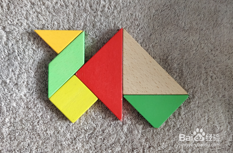 用七巧板怎样拼一只火鸡？