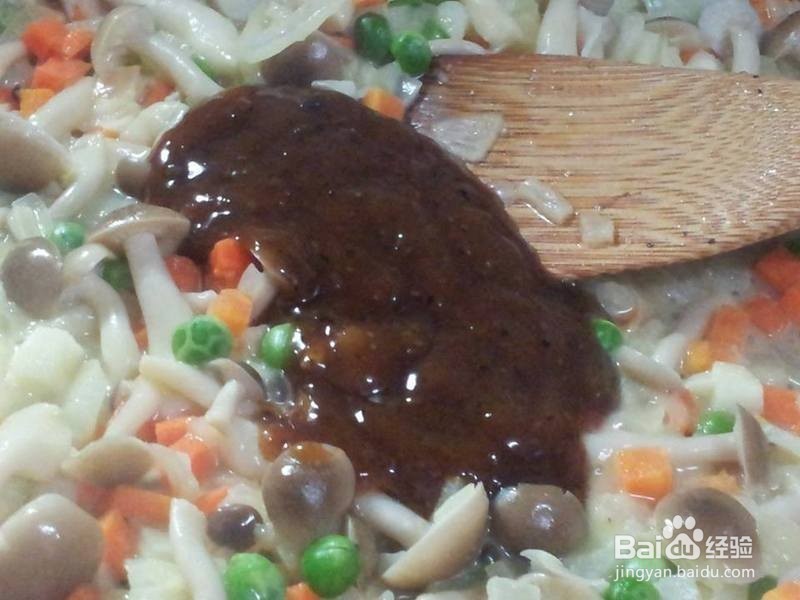 牛排菇菇炖饭