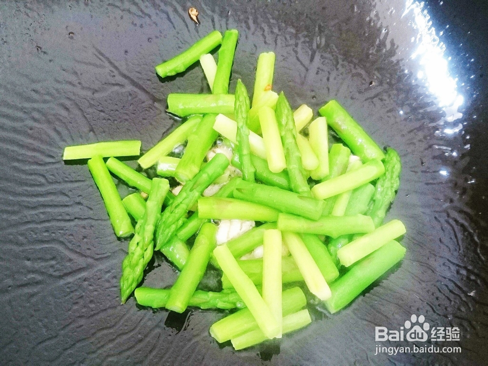家常菜——芦笋虾仁鸡蛋