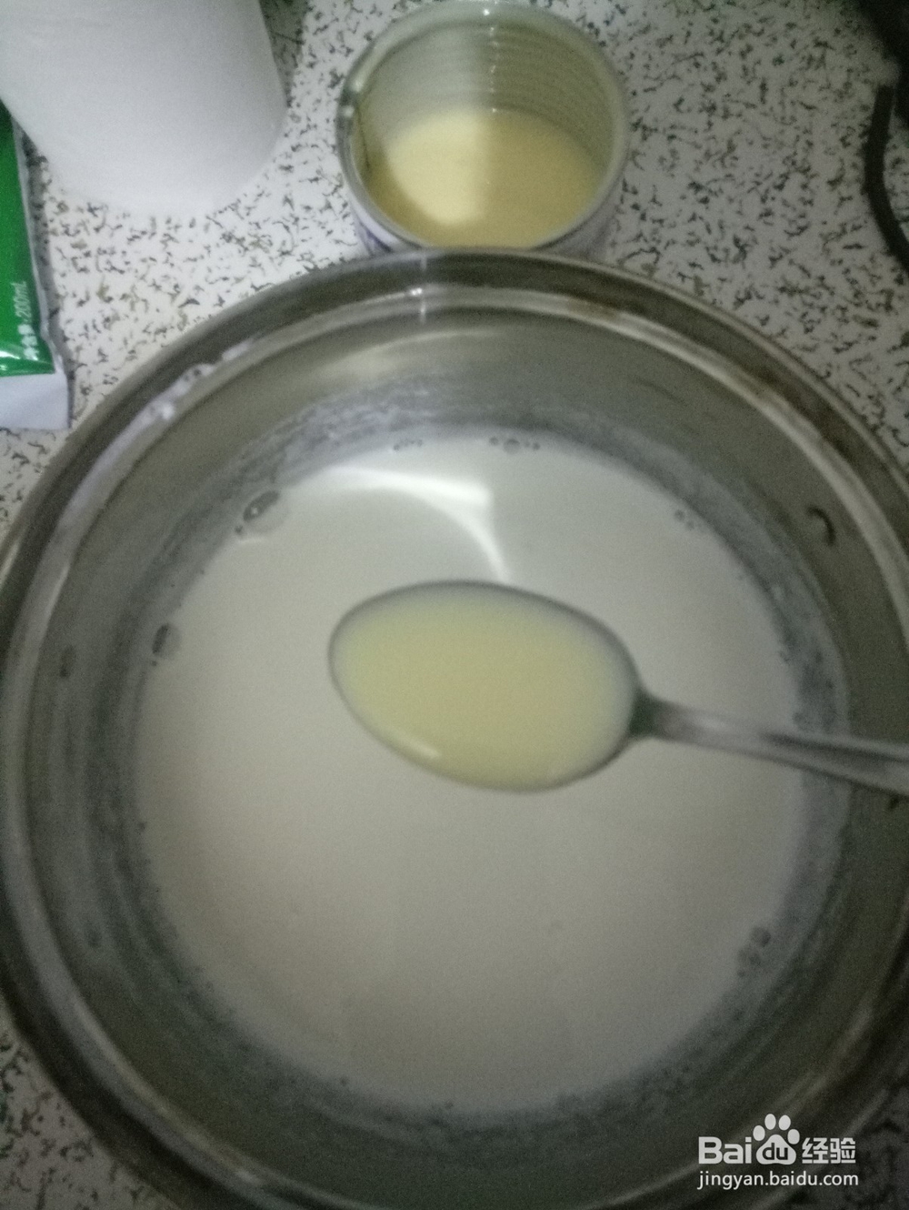 夏日快手自制布丁