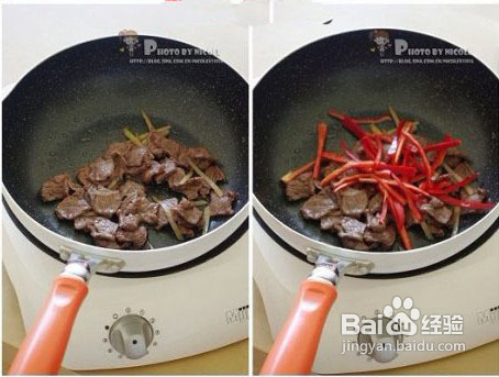 银针牛肉片的做法