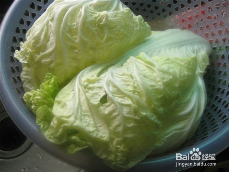 好吃的蟹柳白菜卷