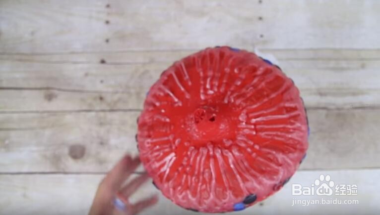 气球+纽扣制作家居盘