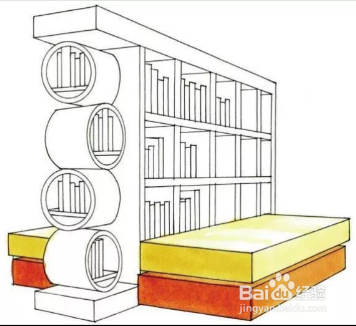 家具设计之图书馆家具手绘效果图表现