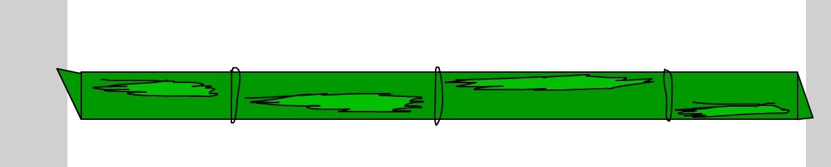 flash绘制一个卡通竹子篱笆的方法