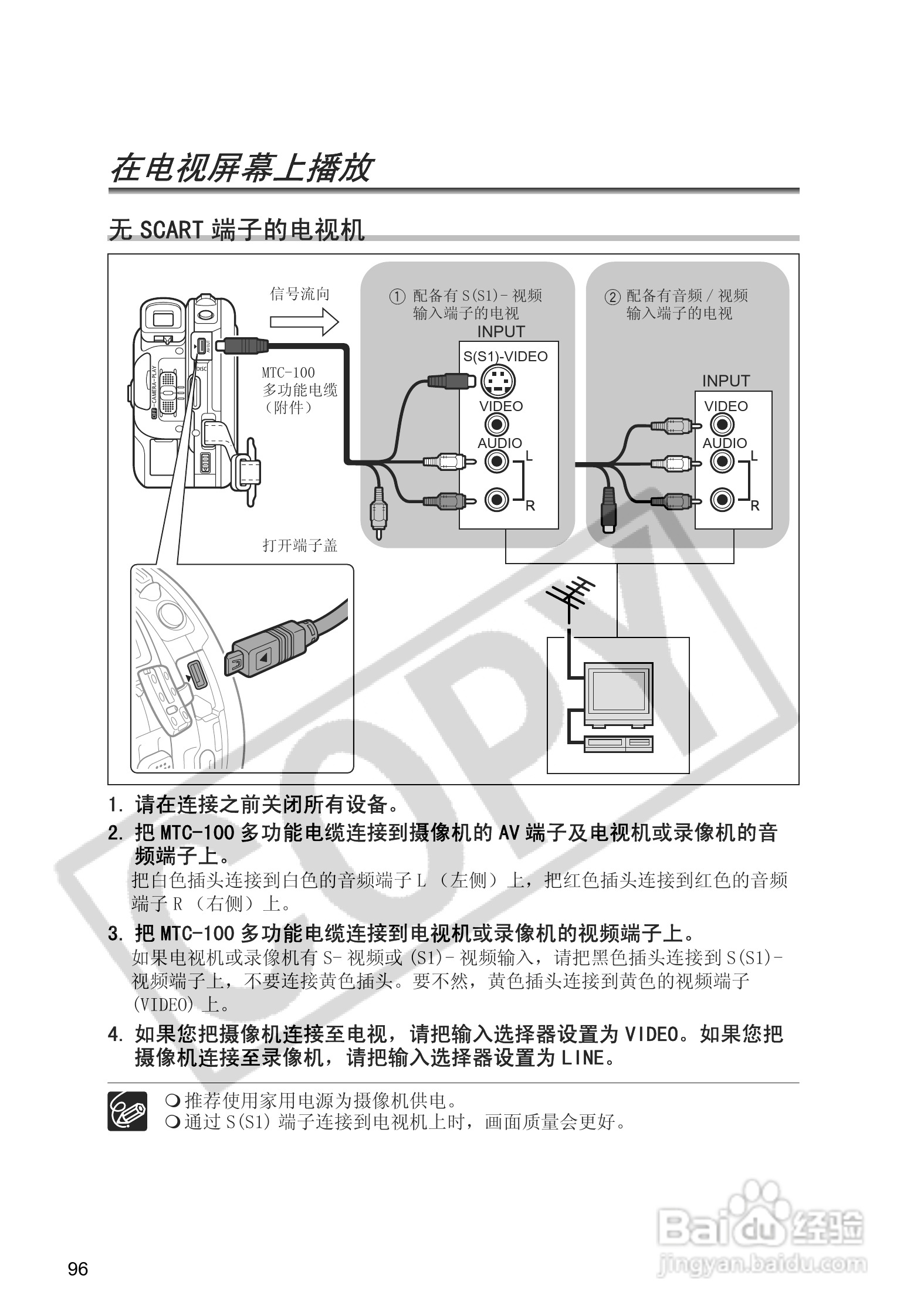 佳能DC20码摄像机使用说明书:[10]