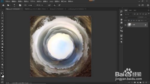 使用极坐标制作酷炫的圆形全景图
