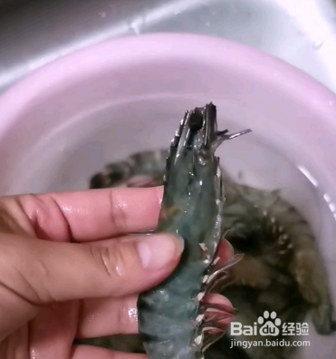 奥尔良黑虎虾