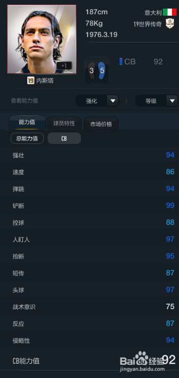 FIFA OL3新版世界传奇球员推荐(替补上篇)