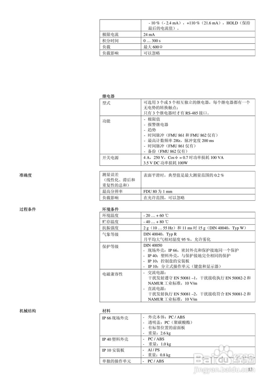 Prosonic FMU860/862信号发生器说明书