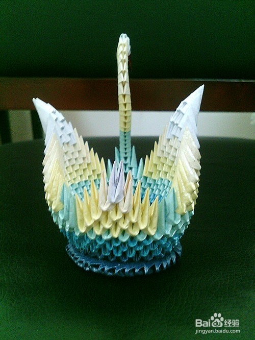 三角插小天鹅收纳摆件