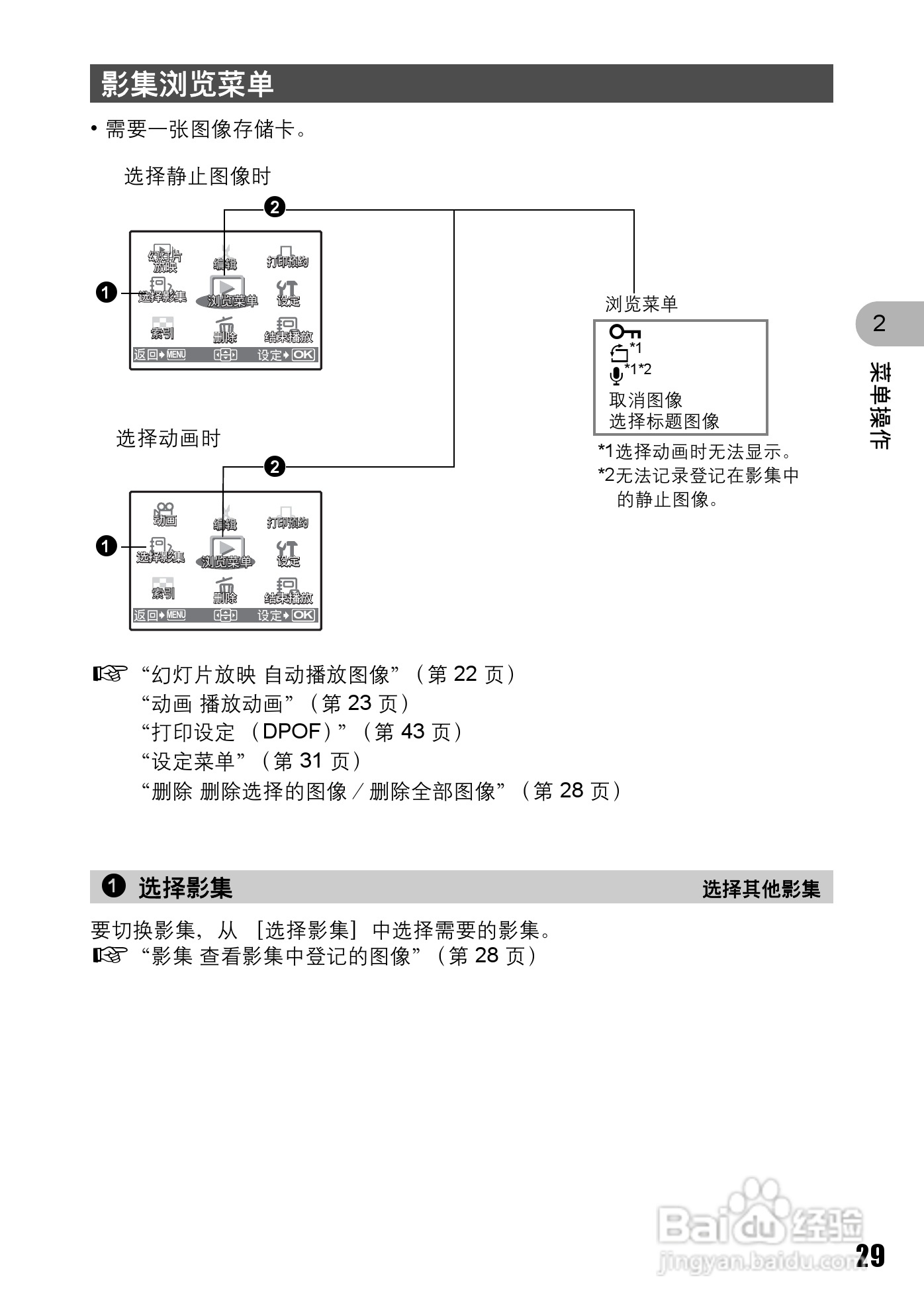 OLYMPUS Stulus 720 SW/U720 SW数码照相机使用说明书:[3]