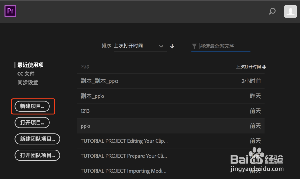 Pr软件怎么导入预设？
