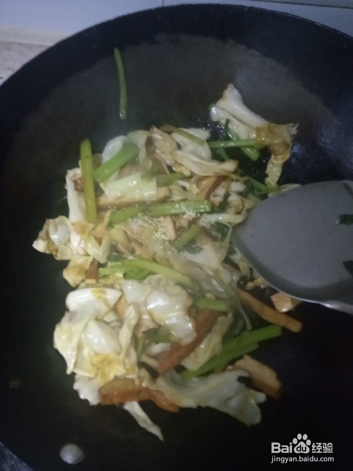 包菜芹菜炒豆干