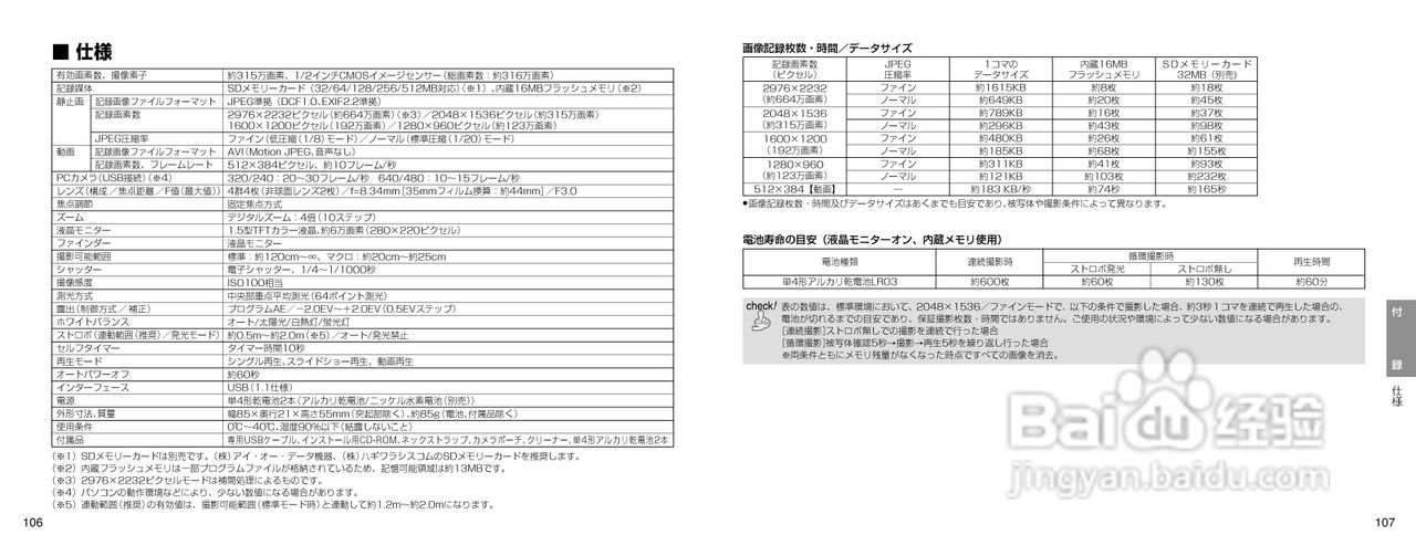 日立 HDC-301数码相机说明书:[6]